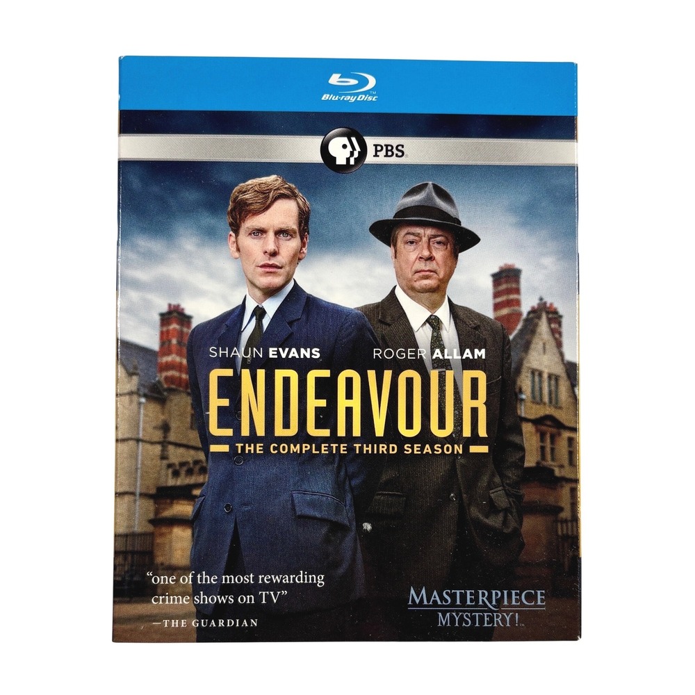 ENDEAVOUR The Complete Third Season PBS Masterpiece Blu-ray 2 Disc Set